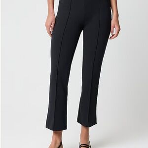 J. Crew Black Ponte Cropped Pull On Pant NWT
